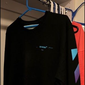 Off White Gradient Long Sleeve